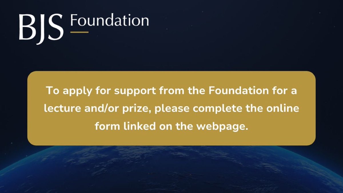 BJSAcademy's tweet photo. 🎓 Funding available to support educational activities within your organisation!

Apply now to host a #BJSPrize at your annual meeting and award a monetary prize for the best paper🏆

Deadline: 1 November ⏳

A great way to recognise academic excellence!🌍
➡️  https://t.co/ZpXUJaFpZm

#FundingOpportunity #EducationSupport #LeadingSurgicalEducation
@BJSurgery @BjsOpen @young_bjs