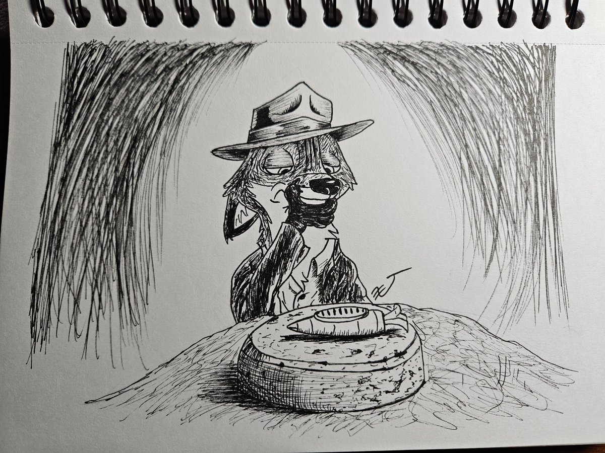 netwarior5's tweet photo. Indiana Wilde
Here's my response to the "Relic" Inktober prompt. I try to make my lines clean, but they keep turning out messy. Guess I'll try again tomorrow xD

#wildehopps #zootopia #zootopia2 #NickWilde #drawing  #traditionalart #IndianaJones #Inktober https://t.co/86419axVrH