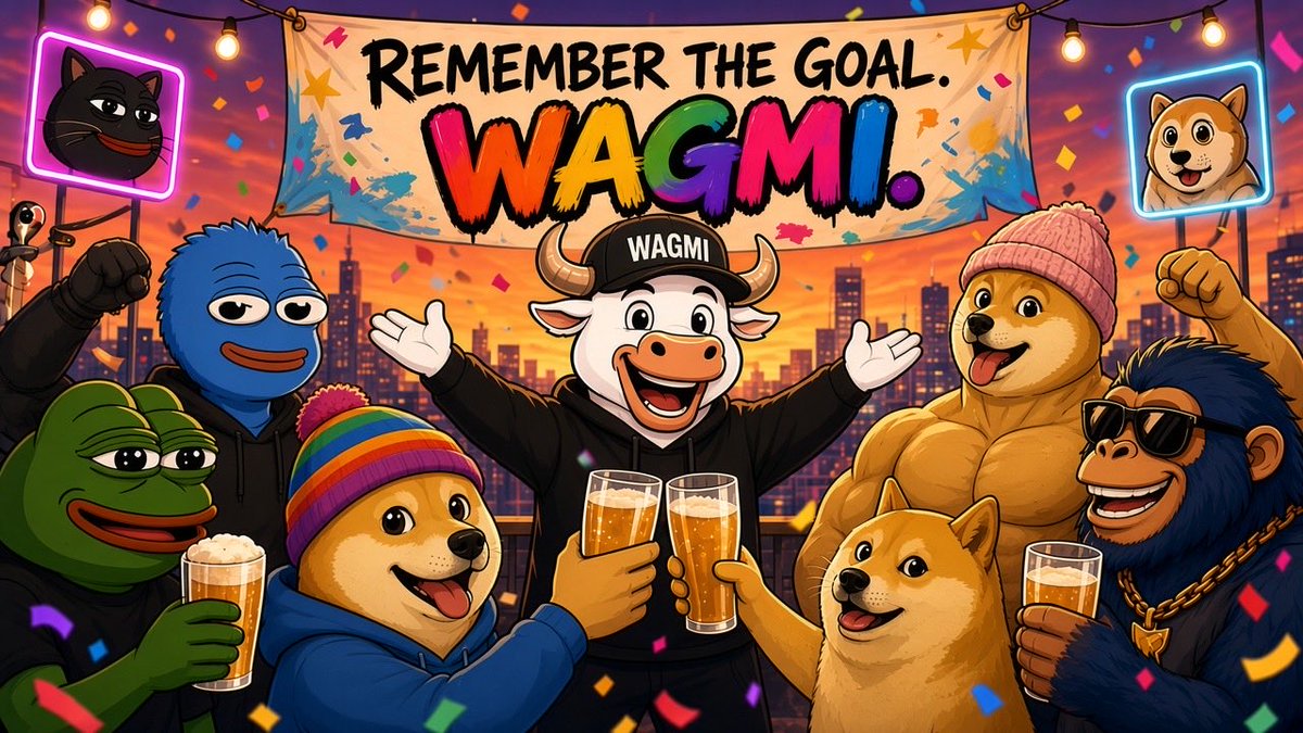 DTMorris's tweet photo. solana:GnM6XZ7DN9KSPW2ZVMNqCggsxjnxHMGb2t4kiWrUpump isn’t inventing a new meme. It’s the on-chain seat for the oldest positive rally cry in crypto: we’re all gonna make it. Solana CTO community play: culture and raids first, soft “utility,” fees looping back into the chart, and a crew that talks conviction cult, not VC deck. You’re not buying a roadmap; you’re buying mindshare plus people who still show up when it’s quiet. Size it like a microcap meme, but the story is real. Solidarity over PVP, belonging over bags.

@wearewagmi