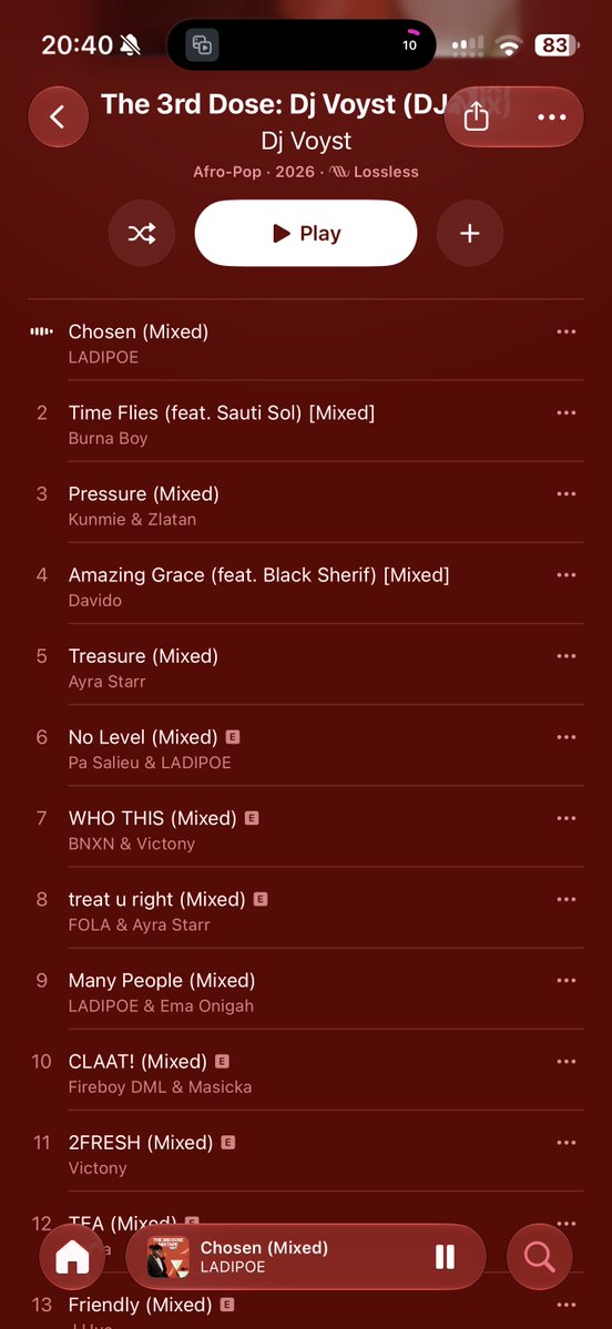 djvoyst's tweet photo. Tracklist for “The 3rd Dose Mixtape” out now on Apple Music 🚨 https://t.co/59HYmVQaGm