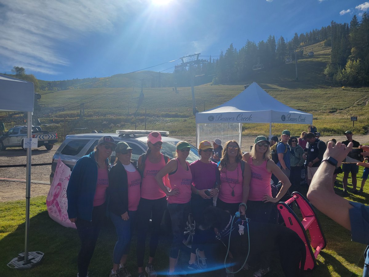 CSP_News's tweet photo. Last weekend, Trooper Cardoza from our Glenwood Springs Troop had a great time meeting the community at Vail's annual Shaw Cancer Awareness event. Where will the Pink Cruiser show up next? When you see us across the state with our Breast Cancer Awareness patrol cars, stop by and sign the vehicle in honor of a cancer survivor.