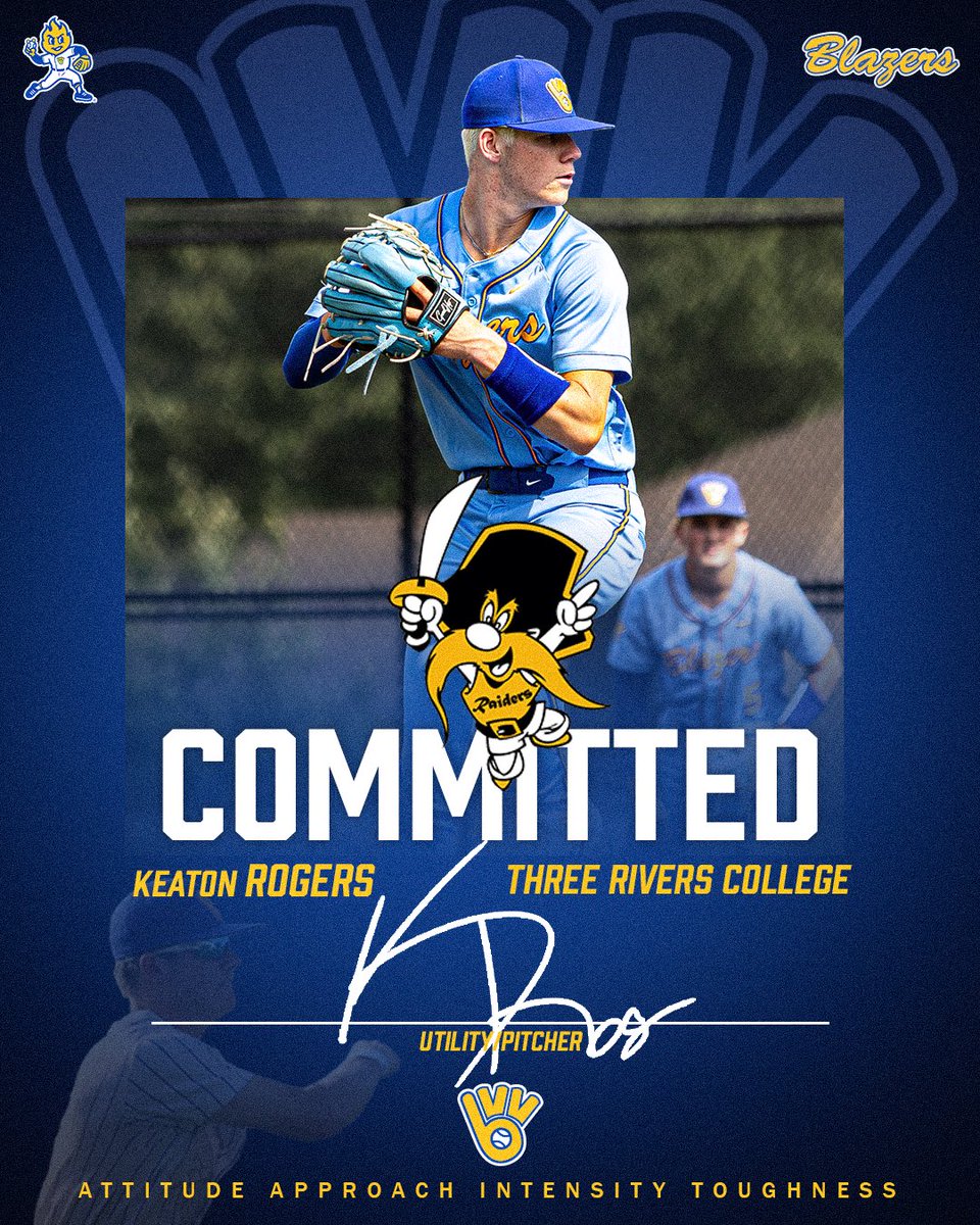 BlazerHardball's tweet photo. Senior @Keaton_Rogers4 has made a commitment to @3rbaseball! Congratulations Keaton! The Pack is proud of you! #jucobandit #packfirst🐺 https://t.co/ui9mYJGp9U