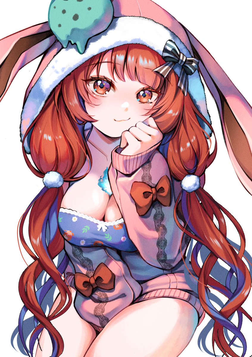 MiaMikhailART's tweet photo. First time drawing ERB! She's so cute with her bunny ears aaaaaaaaaaaaah I hope you guys like it I'm not used to draw her 💕 

But I definitely wanna draw Liz more often! #BloodflameArt https://t.co/8zQZEALJnr