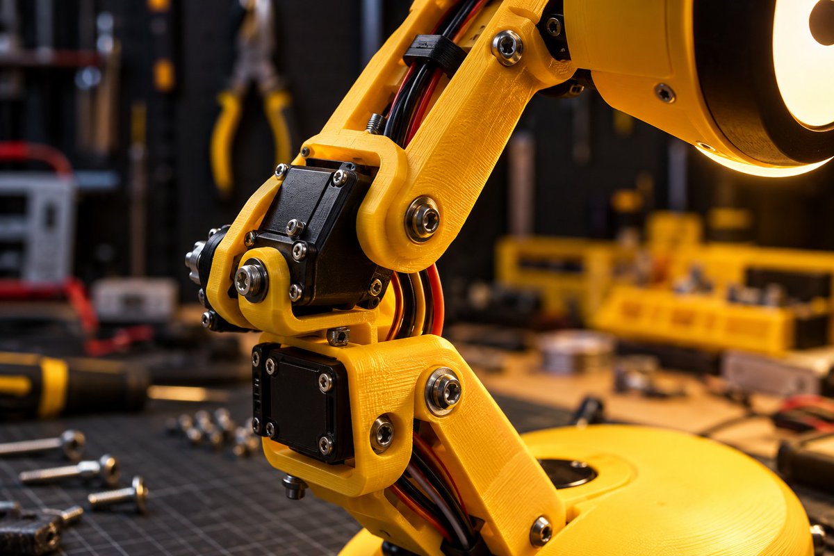 lelamprobot's tweet photo. Every screw tightened today becomes part of tomorrow's movement. 🔩 #LeLamp #Engineering #BuildInPublic https://t.co/OQGdZVvJS1