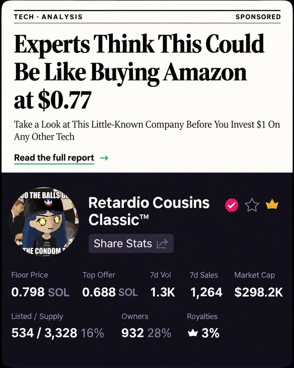 cBandicas's tweet photo. Big news for 🫵 retards on CT 🤡

Buy high sell low @retardioclassic https://t.co/5pf6TSNvBk