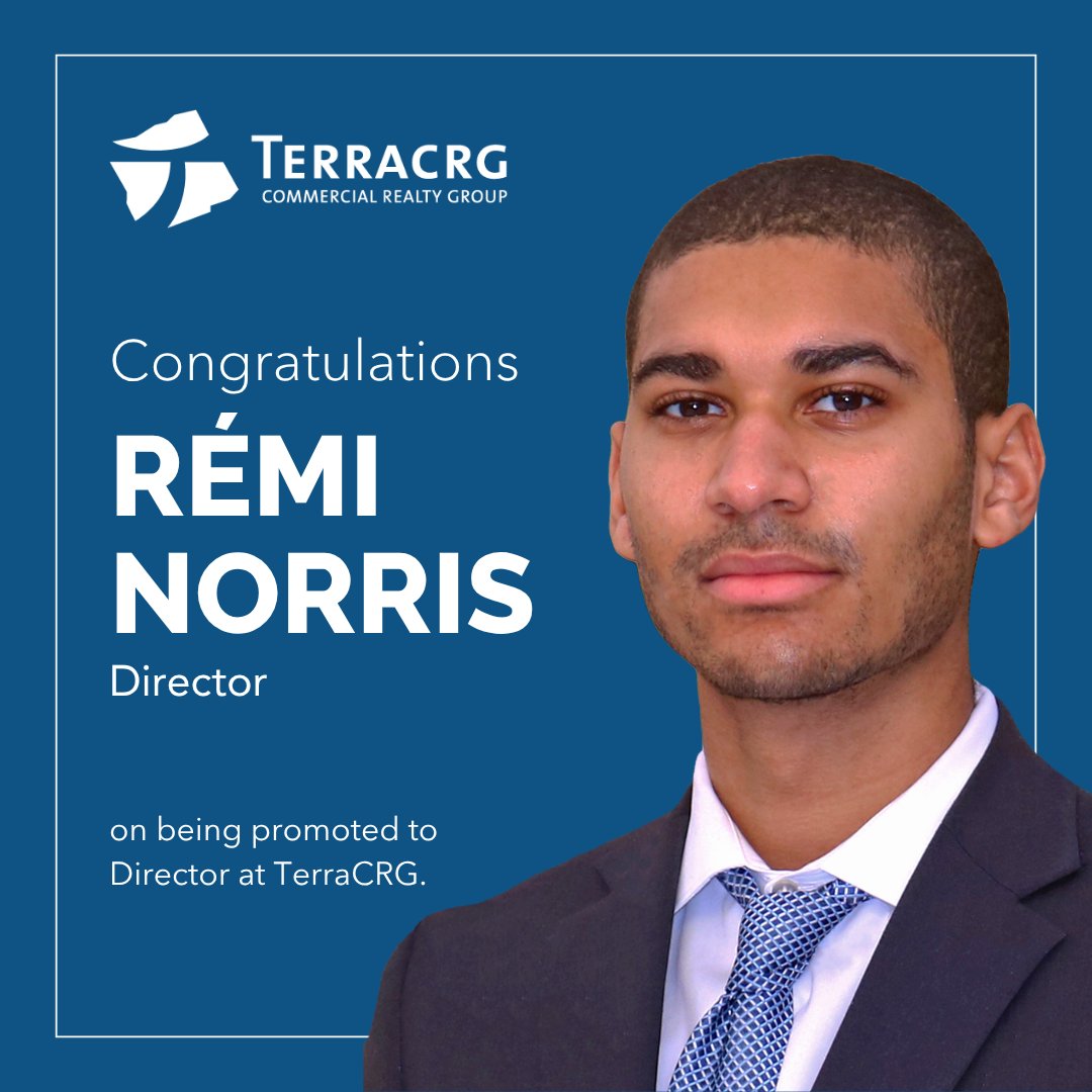TerraCRG's tweet photo. Excited to share that Remi Norris has been promoted to Director at TerraCRG!

Over the past six years, Remi has built a strong presence in the Downtown and Greater Brownstone Brooklyn area. Please join us in congratulating Remi on this well-deserved achievement! https://t.co/aLqaMnOFkA