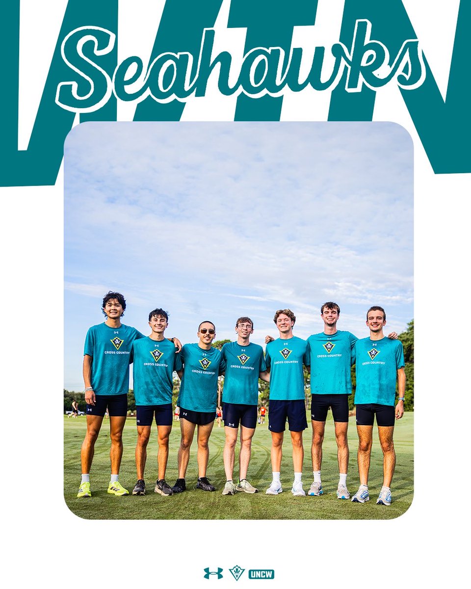 SeahawkTFXC's tweet photo. DUB. 

The UNCW men’s cross country team finished first overall at the Dill Family XC Invitational this morning🏆

#BeTheStandard https://t.co/5y1KZj6CJu