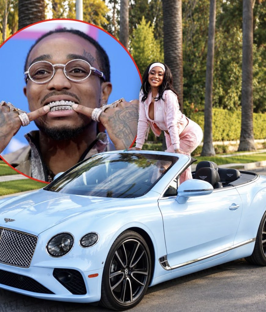 mymixtapez's tweet photo. Quavo says God told him to repossess the Bentley he bought for Saweetie after their breakup:

“Sometimes God says get something back, you better go get it.” https://t.co/BtULFGWVsA