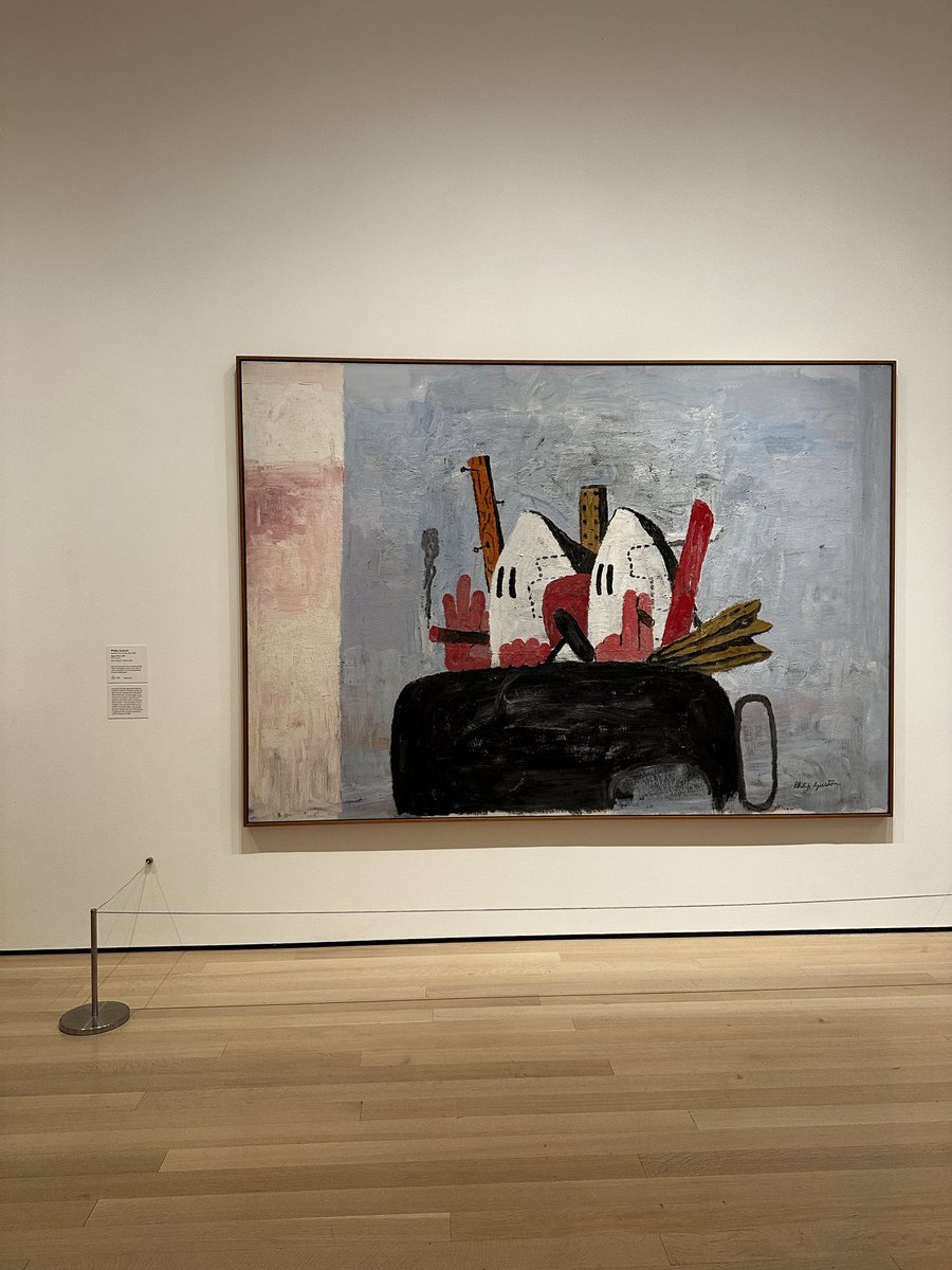 archivistspicks's tweet photo. saw some phillip guston + r.b. kitaj @ MOMA https://t.co/XRZNB3O4NA