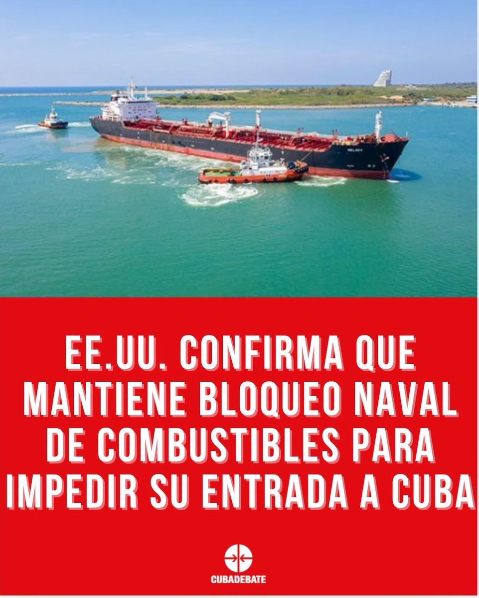 _TereFelipe_'s tweet photo. Estados Unidos reconoce haber interceptado dos buques petroleros en este mes de septiembre. Dos buques que podían haber aliviado el genoc¡di0 que vive el pueblo cubano. Porque sí, en algo tiene razón la contra, a quien golpea miserablemente el bloqueo, es al pueblo, no a un gobierno.

Dos buques que eran la cirugía de un niño que la necesita para mejorar su calidad de vida. Dos buques para que no se apague un hospital con un niño en terapia intensiva con riesgo de morir. Para que los niños se vacunen. Para que los enfermos de hemodiálisis vuelvan a sus casas y no tengan que vivir internados, lejos de sus familias. Dos buques para tener luz, agua, internet. Para que el cubano viva como vive cualquier persona normal en el mundo.

Un pedófil0 y un psicópat4 deciden las desgracias de 10 millones de cubanos. No tienen perdón. Y a todos los que apoyan esta masacre, no lo vamos a olvidar nunca. Van a pagar bien caro. Tarde o temprano, van a pagar.
