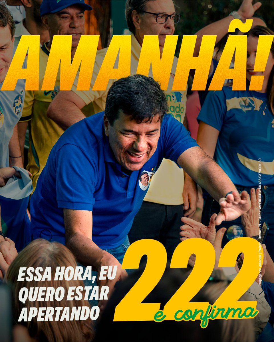 mendoncafilho's tweet photo. É amanhã, Pernambuco! 🗳️️🗓️

Chegou a hora de ter nossa voz ouvida em Brasília. Separe o documento com foto e leve a cola:

• Pres: 22 • Gov: 55 • Senador: 222 (Mendonça) • Senador: 300
Contamos com você! 🇧🇷
PL - CNPJ: 68.438.037/0001-30 https://t.co/dXacwm4im4