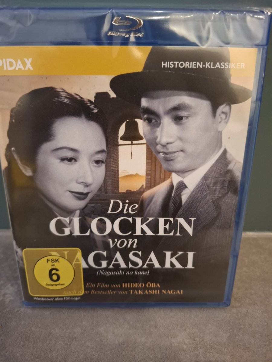Getyourgenki's tweet photo. I definitely want to revive my account here so let's start with a new DVD I bought:
The Bells of Nagasaki 長崎の鐘 !
I have no idea what to expect,but somehow I believe it'll be a good movie!!
@PIDAX https://t.co/4d89bmqQW0