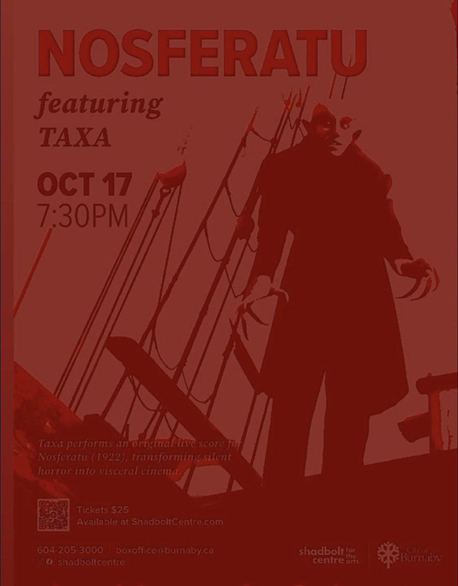 danielmakabe's tweet photo. This is 2 Weeks Away and there’s literally 5 seats remaining before it’s absolutely sold out. If you’re in the PNW and want to see my band perform an original soundtrack to this classic silent horror film I’d get on it now 🎃 

🎟️ https://t.co/MUHS9VvxvP https://t.co/FNxRdmJoVc