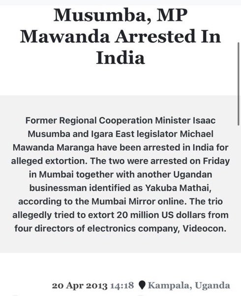 roxie_ug's tweet photo. Meanwhile this chronical thief was first  arrested in 2013 over 20 million dollars (74 Billion), 

He was also re-arrested over alleged theft of 164 Billion meant for War loss compensation to cooperatives.

He is the MP Igara East constituent, Bushenyi district & lastly, I’ll try and unseat him in 2031.