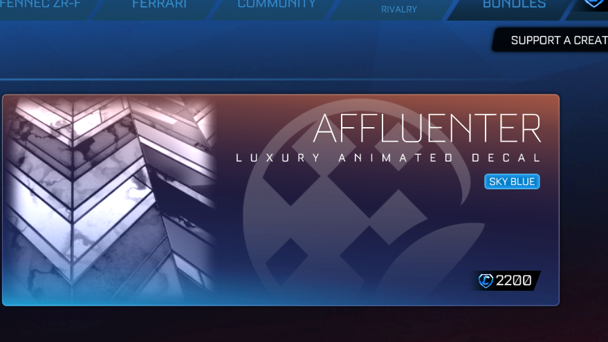 washed2smain's tweet photo. @RocketLeague Im not paying 20$ for a rocket pass decal please lower these crazy prices. I know it's popular but 2200 credits come on. https://t.co/e3fo5TYudT