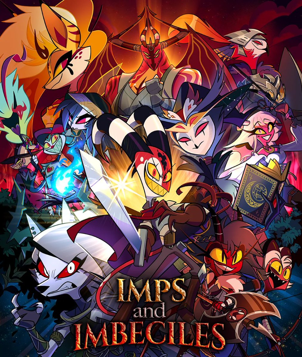 TheCartoonBase's tweet photo. ‘HELLUVA BOSS’ special character costumes for the new ‘Imps and Imbeciles’ tabletop role-playing game. https://t.co/uAVmqVcJwK