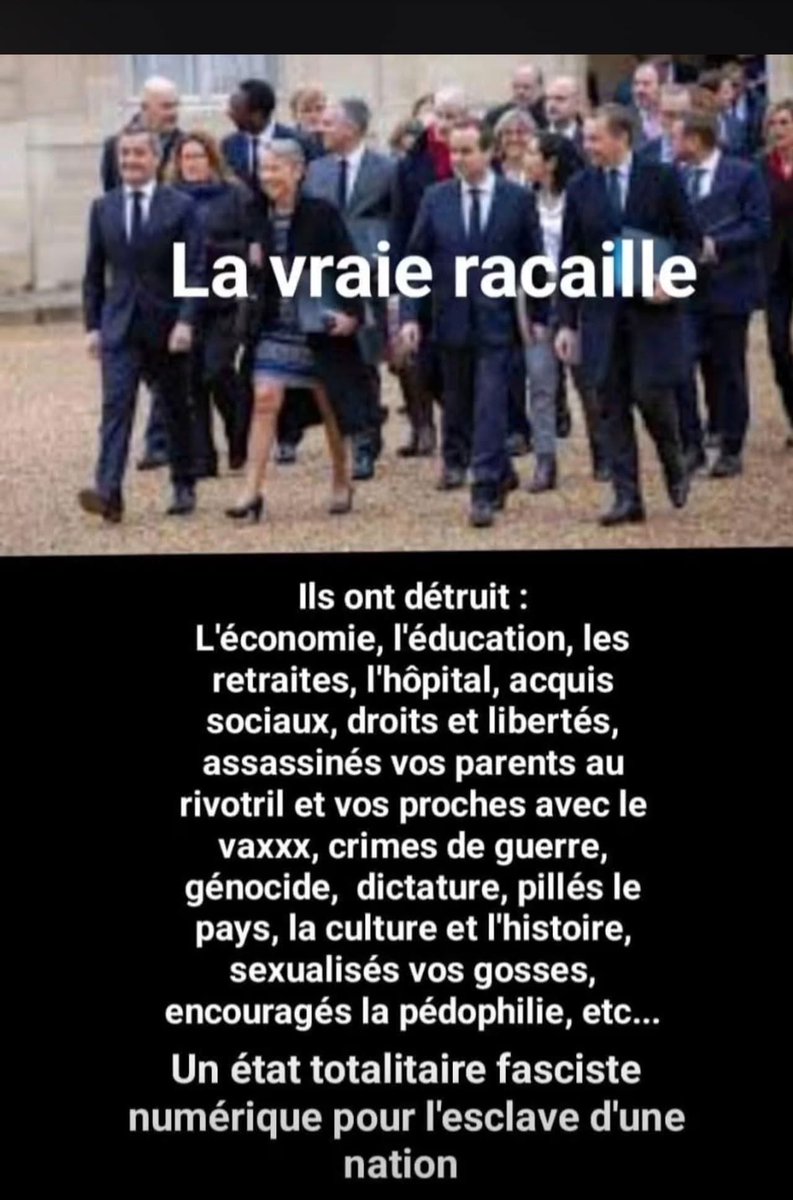 MaryMbois's tweet photo. L’AUTRE Racaille !!!… Nuance ! 👿💣😠 https://t.co/dZMc3tegTp