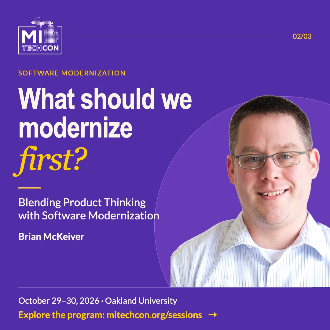 MITechCon's tweet photo. Build or buy AI? What should we modernize first? How do we use plant data?

Find sessions for your team’s next decision at MITechCon, October 29–30 at Oakland University.

Explore the program: https://t.co/sABYAVUFUt #MITechCon https://t.co/uvfqYXYV40