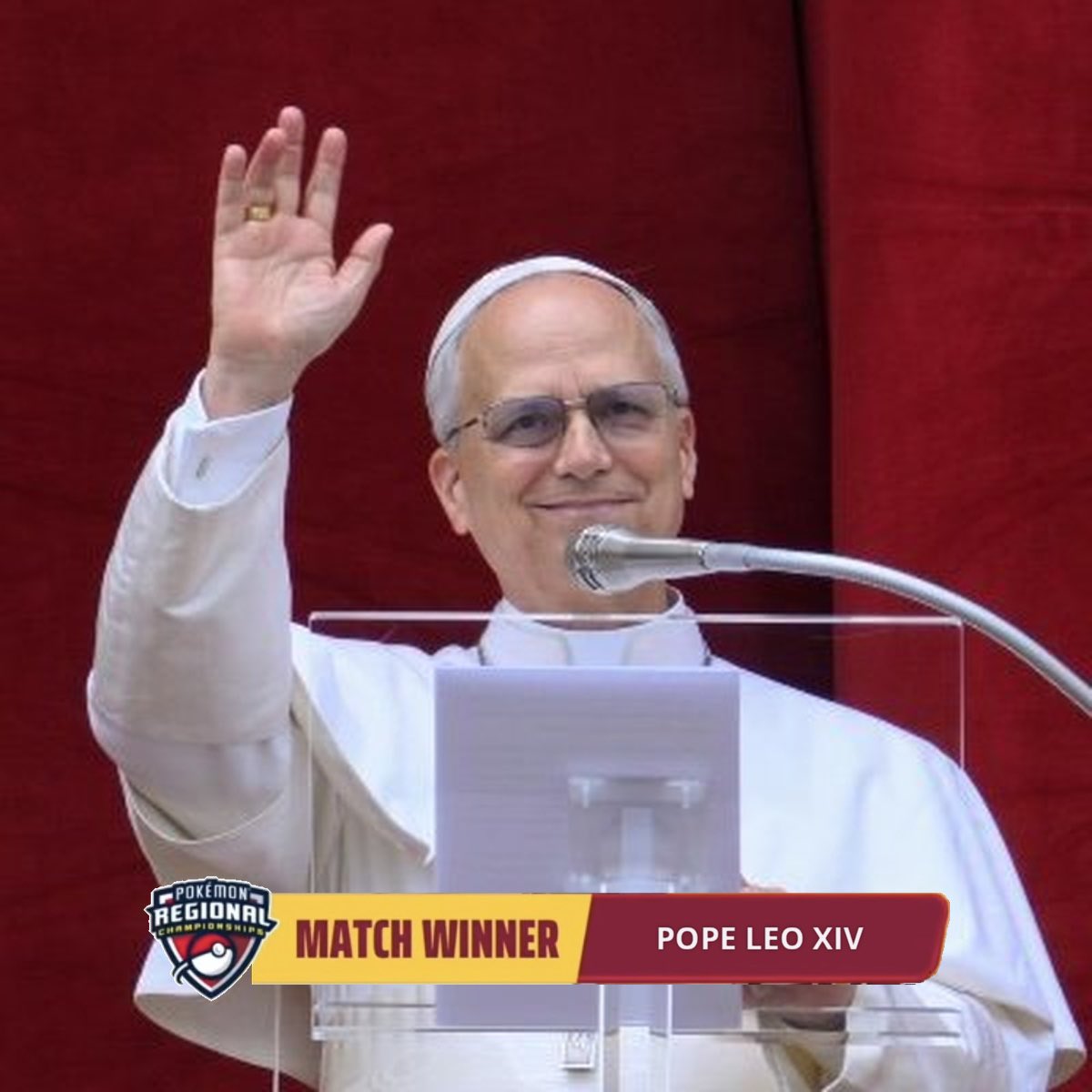 willbeers's tweet photo. congratulations to @Pontifex on advancing to Top Cut at the Vatican City Regional Championships! https://t.co/xNU25StYk4