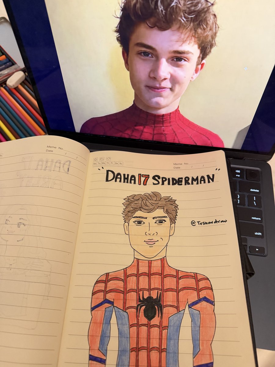Tvshowdraw's tweet photo. Aras as Spiderman 🔥 https://t.co/WH0dJeEsNq
