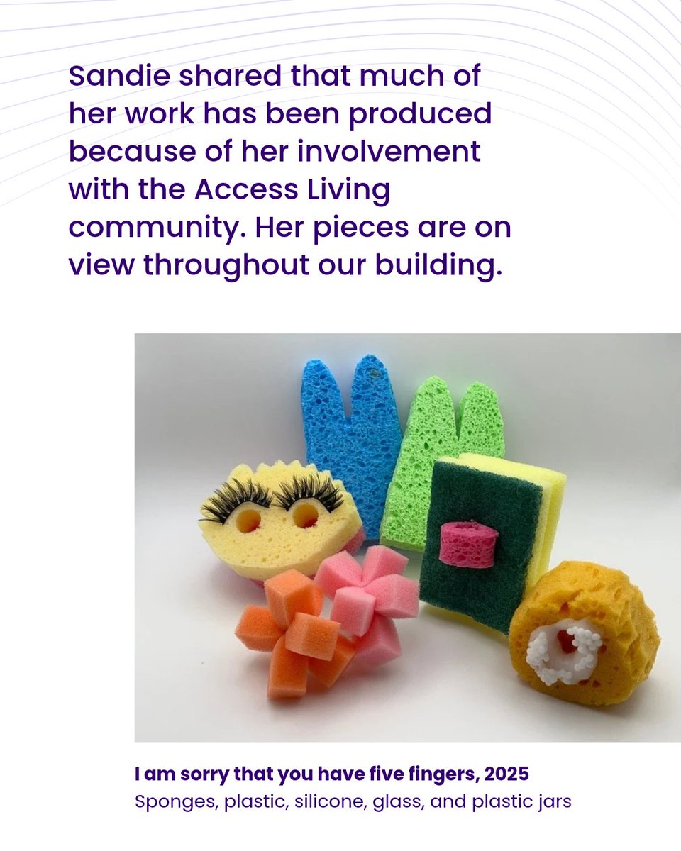 AccessLiving's tweet photo. Congratulations to Access Living Arts and Culture Coordinator Sandie Yi for being recognized as a @3Arts Awards recipient!

Read more about Sandie and her work exploring "disability ways of being, making, and relating": https://t.co/QNOQuhEt0C https://t.co/yEXZ6HBi0M