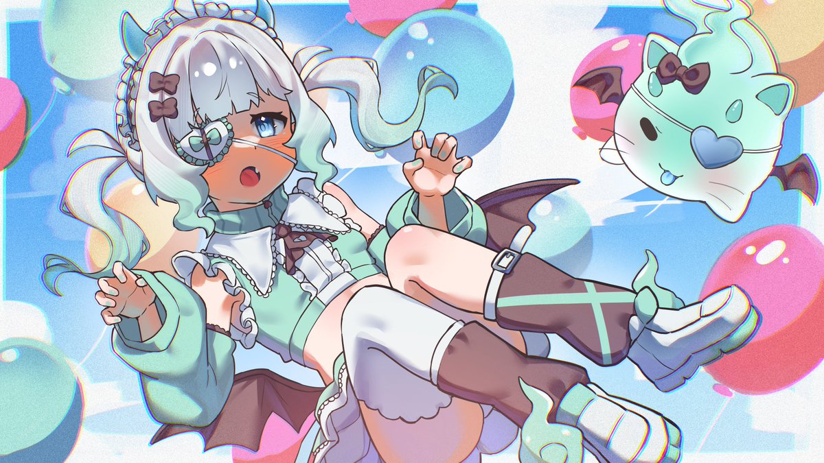 jahe_png's tweet photo. 👻🎈💚#Fantography #MintoDemon3d https://t.co/IujCOPMh9o