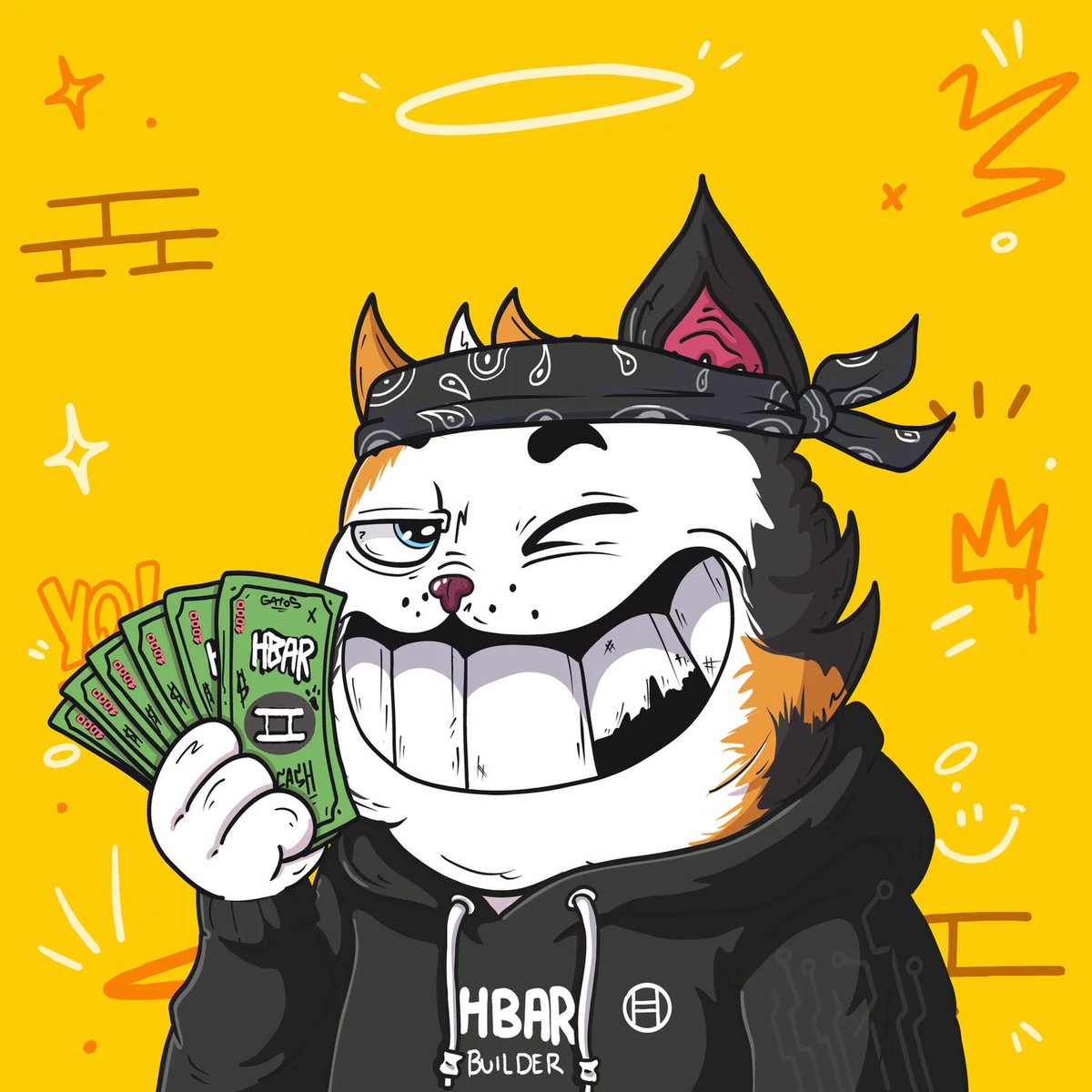 DaRulerMM's tweet photo. 🎁  Giving away a Los Gatos NFT 🎁

(120 $hbar value) 

To enter:

🐾 Follow @LosGatosNFT

👑 Follow @DaRulerMM

❤️ Like + 🔁 Repost this post

🫵 Tag a friend who should check out Hedera NFTs

One of the coolest parts of Los Gatos is their Forever Mint mechanic 👀
You mint a random Gato from the pool, while selected traits have active HBAR offers behind them. 
So certain pulls can potentially be sold straight into those trait offers if you want.

Good luck everyone! 🐈‍⬛🍀
