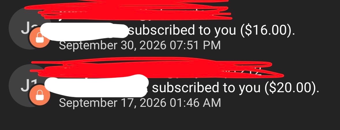 Mistr3ssJ's tweet photo. One loser subscribed before my promotion, one loser subscribed after. Either way I win! https://t.co/Wxh8evnXnr