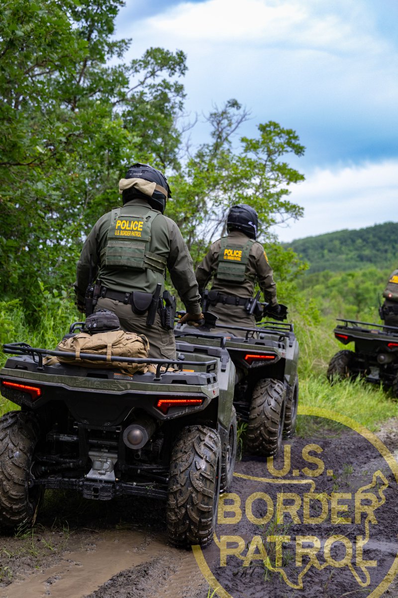 USBPChiefGFN's tweet photo. Securing America’s borders requires adaptability and unmatched capability. Whether patrolling on foot, on the water, or across rugged all-terrain, our agents utilize every resource to ensure operational readiness in any environment. Protecting the homeland knows no bounds. #GFN #USBP #BorderSecurity