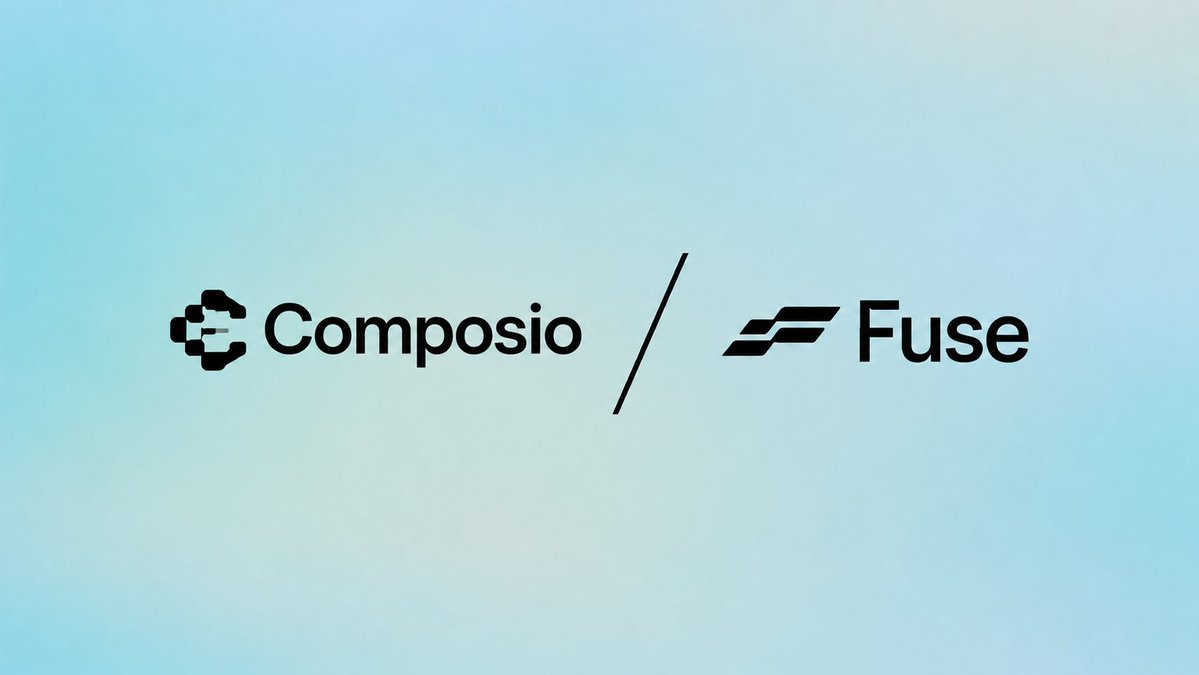 imogen_l's tweet photo. @fuseaidotcom x @composio 

The entire GTM stack just became executable.

We’re now the only sales platform in the world where you can turn any GTM idea into an autonomous workflow in under a minute.

Even your weirdest, most unreasonable sales ideas are now viable. https://t.co/3haHf1c6ym