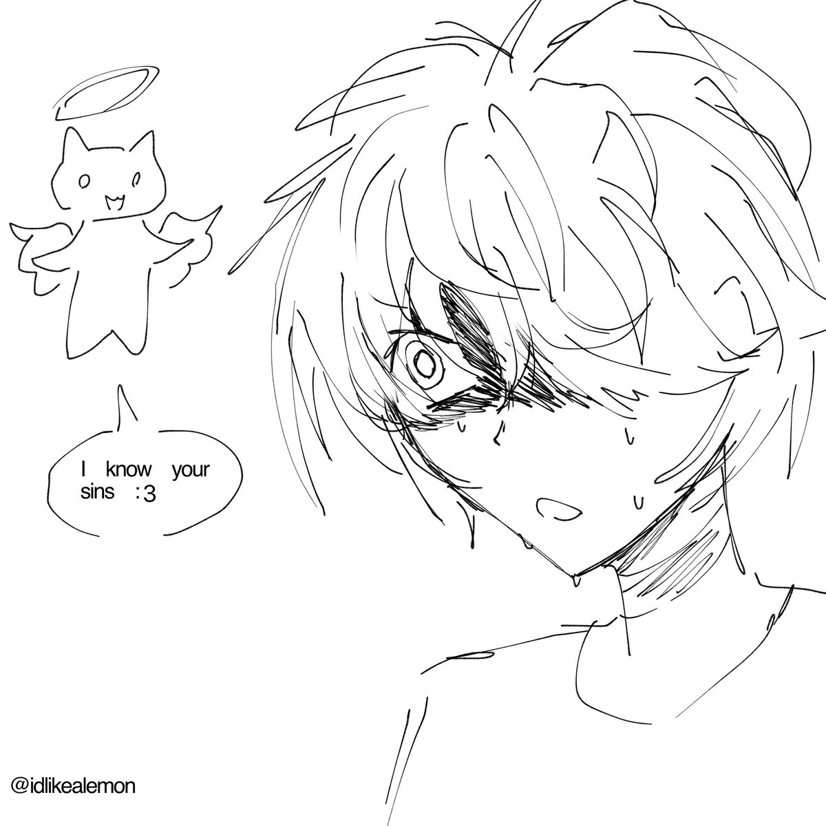 idlikealemon's tweet photo. Idk, i drew this in 5 minutes https://t.co/wzIjVKmvvB