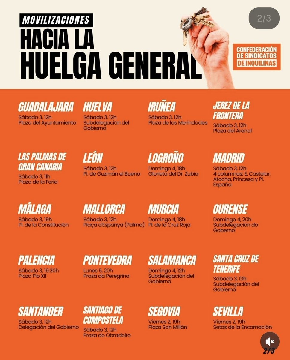 rcmoya84's tweet photo. What is happening in Spain is the most important political story in the developed world right now &amp; it's not getting the attention it deserves. A mass, organised tenant movement with clear demands and infrastructure built over a decade is mobilising &amp; provoking a political crisis https://t.co/3s0qj2JqA6