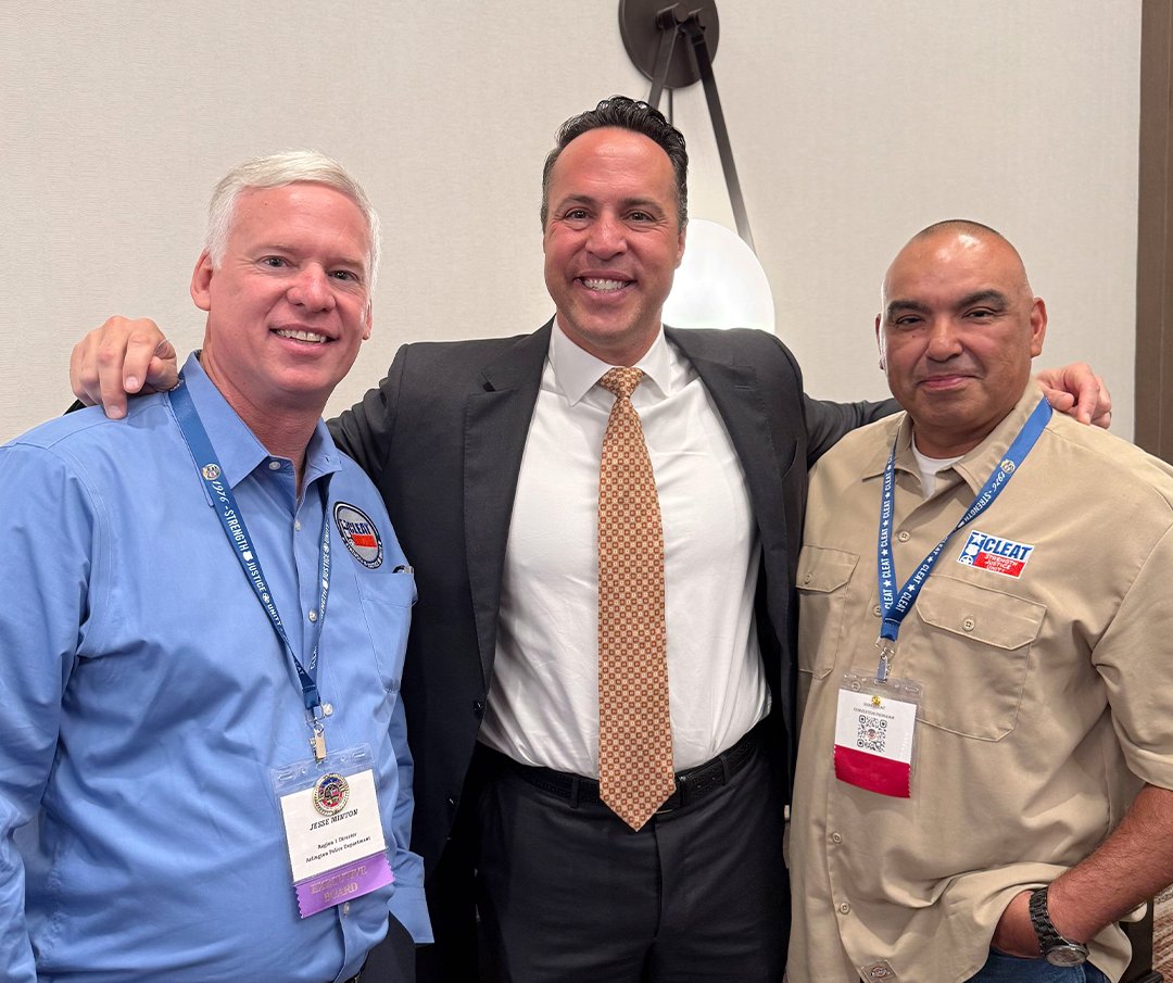 teixeiramark25's tweet photo. I was honored to speak at the @CLEAT convention today in San Antonio. These men and women are on the front lines of a law-and-order society. For too long, the Left has not had their backs. I will. We’re going to invest in law enforcement, NOT defund the police.

They put their lives on the line every single day, showing all of us what true service to our country and our state looks like. My family and I are indebted to them.