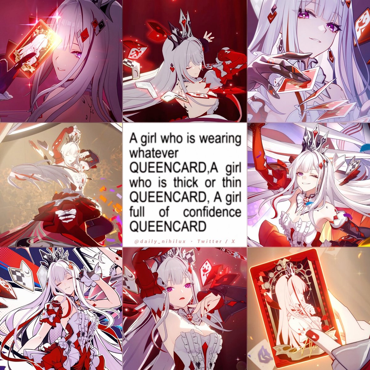 daily_nihilux's tweet photo. Aha the QUEENCARD! 🃏♥️ https://t.co/yDeu6L5aVR