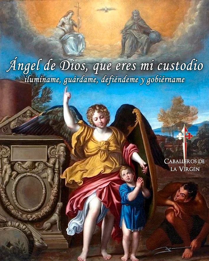 Cab_Virgen's tweet photo. El ángel no actúa por cuenta propia: mira a Dios y obedece. ✨ Por eso pedirle a él es, en el fondo, pedirle a Quien lo envía. https://t.co/VSg7hToYuH