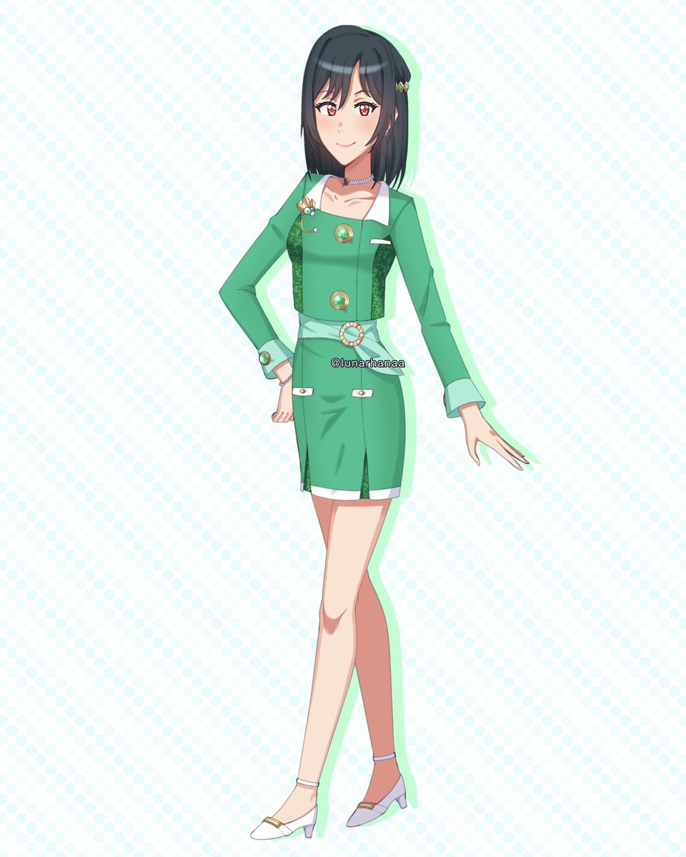 lunarhanaa's tweet photo. drew the lovely shioriko for the collab, everyone’s art turned out amazing 💚

#lovelive #NijiArtKurabu26 https://t.co/t9iSTPFU02