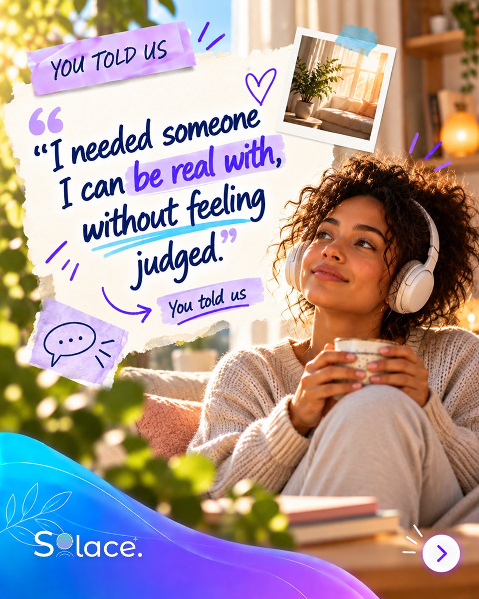 TalkToSolace's tweet photo. What do you replay after a conversation ends? The words, the tone, their reaction or what you wish you’d said differently? Sometimes, it’s just one sentence that stays with you. 

#solace #replayingconversations #everydaythoughts #youtoldus https://t.co/KdZi1w427S