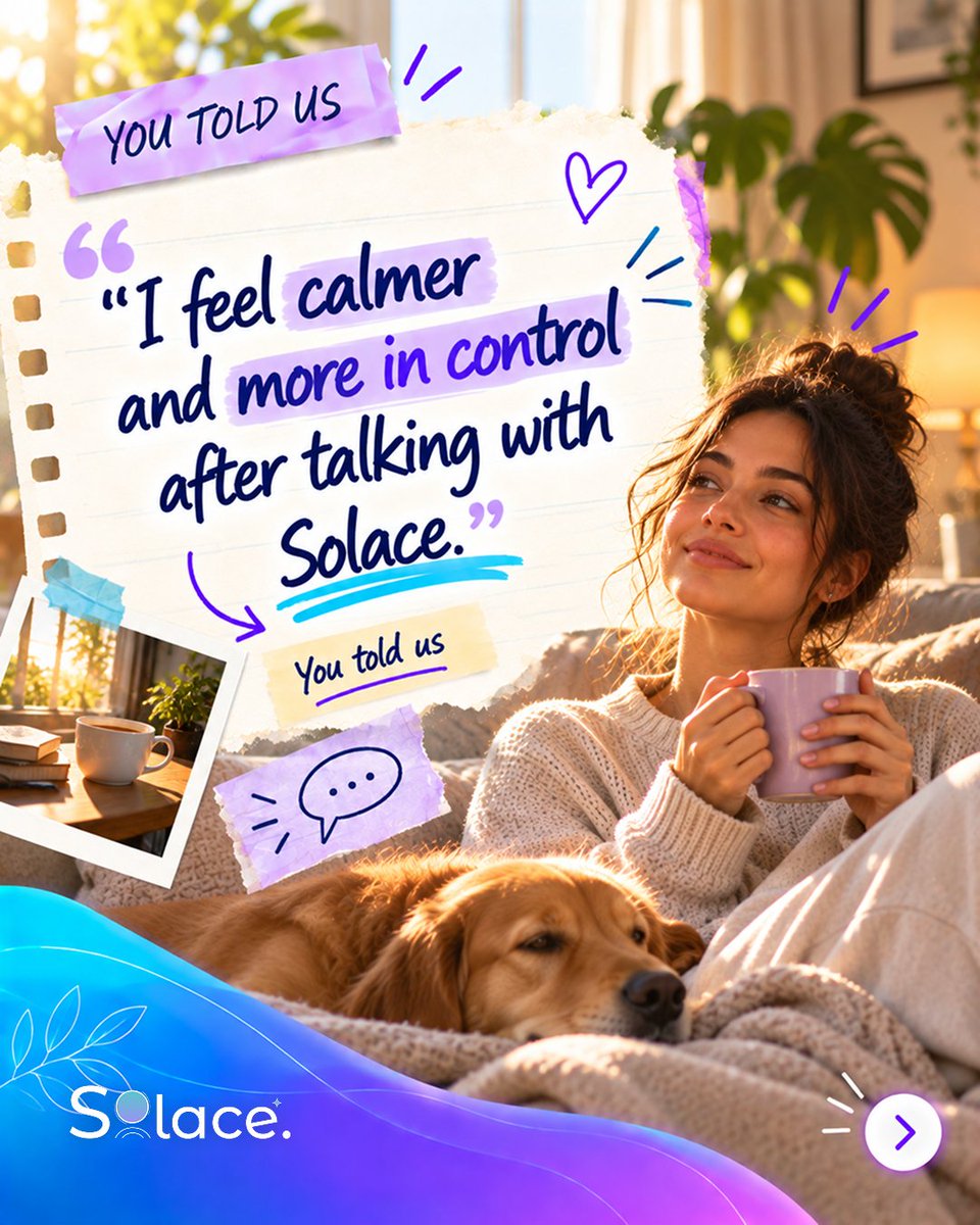 TalkToSolace's tweet photo. What do you replay after a conversation ends? The words, the tone, their reaction or what you wish you’d said differently? Sometimes, it’s just one sentence that stays with you. 

#solace #replayingconversations #everydaythoughts #youtoldus https://t.co/KdZi1w427S