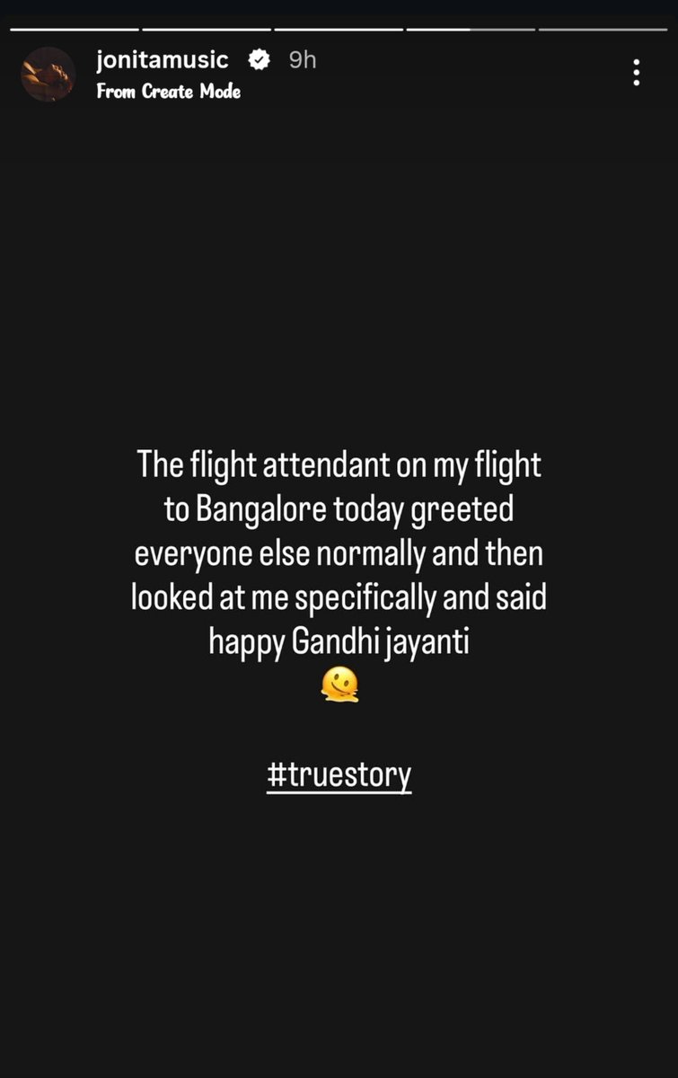 ErenBabu02's tweet photo. Haha Jonita Gandhi's insta story 🤣🤣🤣 https://t.co/BOXaSKy3Sy