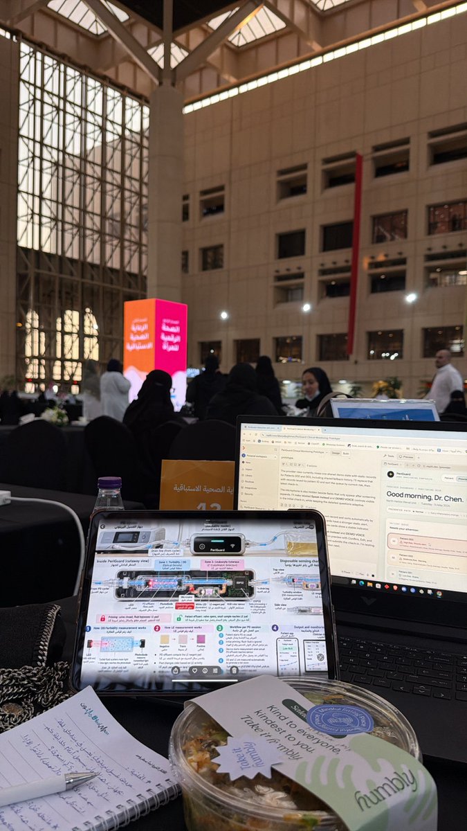 its_renad1's tweet photo. Day2 at #healthon #هيلثون https://t.co/gBuxYa52nv