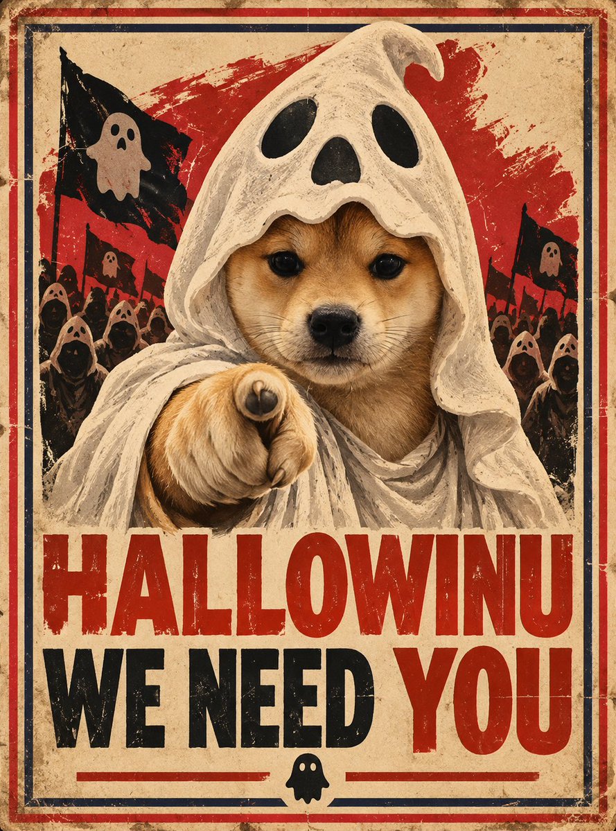 HallowinuOnSol's tweet photo. $HALLOWINU NEEDS YOU 🫵

suit up
join the ghost army
october belongs to us https://t.co/WiJyjnf1oi