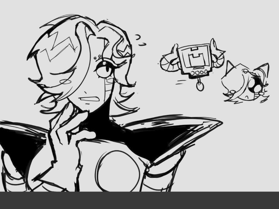 knightdall's tweet photo. doodl. i cannot draw hands https://t.co/0HSr86yJwn