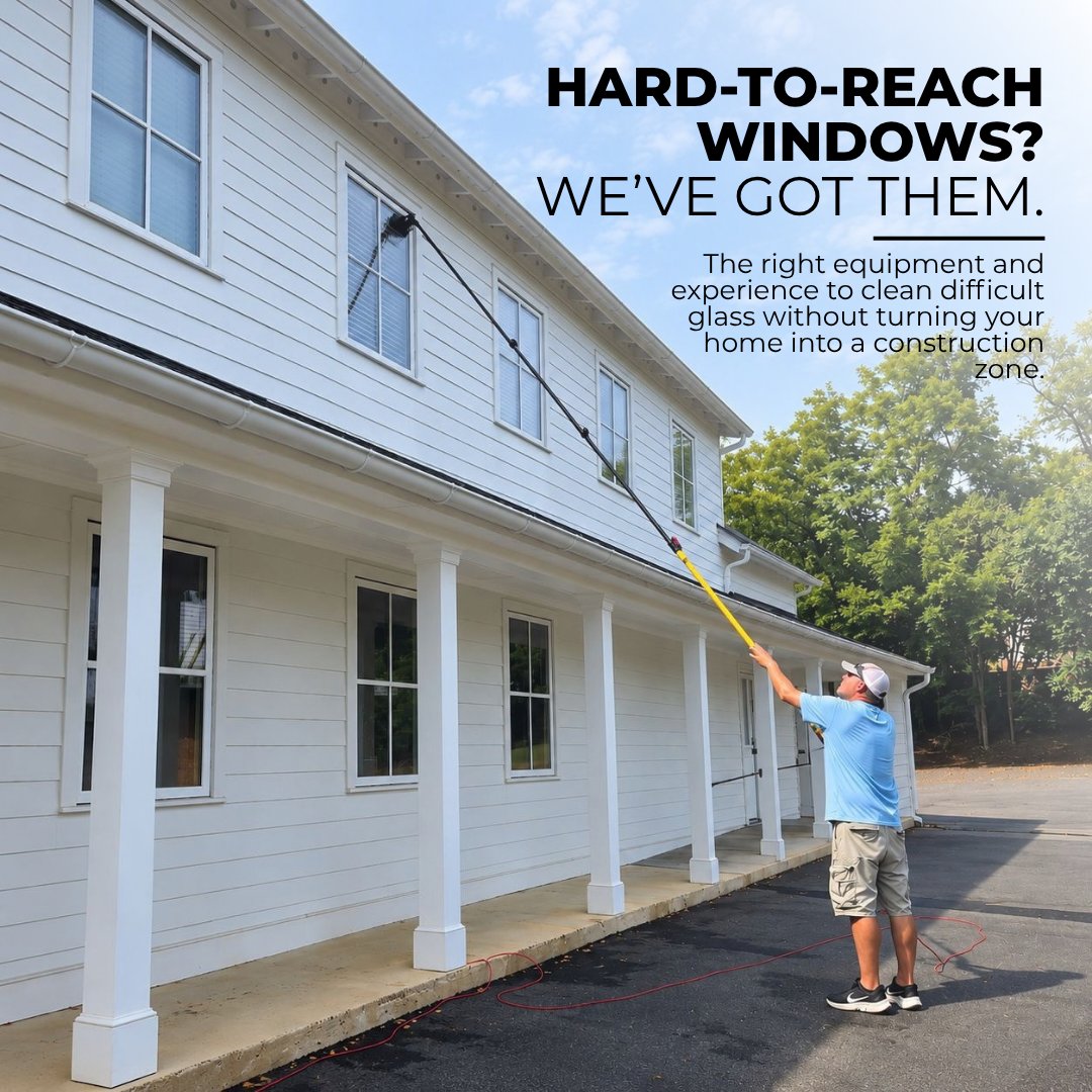 SkyWashTeam's tweet photo. Why choose SkyWash Innovations for window cleaning?

It’s not just about making windows clean.

It’s about better views, more natural light, better curb appeal, and a property that looks well maintained.

And when those windows are high or hard to reach, SkyWash has the equipment and experience to handle them without unnecessary ladders or scaffolding.

📞 (703) 755-0865
🌐 https://t.co/LWIo4b75dd

#WindowCleaning #GlassCleaning #SkyWashInnovations