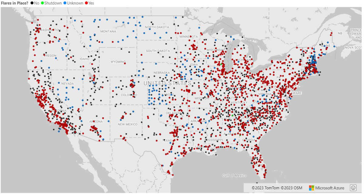 xTankCo's tweet photo. US Lower 48 landfill flares — EPA LMOP.
Interactive map: https://t.co/QILokAk1hH
#methane #RNG
$CLNE $OPAL https://t.co/wIJNj6n06y
