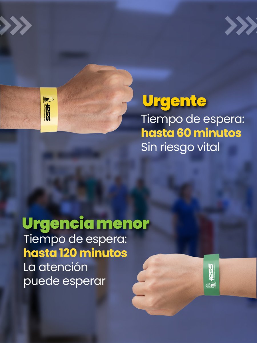 IESSec's tweet photo. 🤔 ¿Si voy a 🚨Emergencia me atienden primero?

Hoy te contamos como funciona el #TriajeDeManchester, una valoración médica que prioriza y optimiza la capacidad de respuesta en nuestras unidades médicas.

#IESS
#ParaEsoEstamos https://t.co/RvyJy2OWJc
