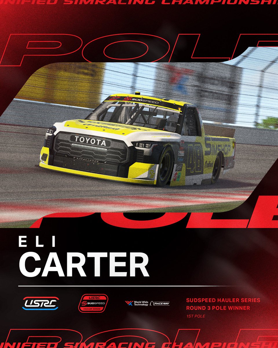 usrchampionship's tweet photo. Round 3 Pole Award — WWT Raceway Gateway  Eli Carter, No. 48, took the pole at WWT Raceway Gateway  1st pole of the season. https://t.co/5O6qyPE4KG