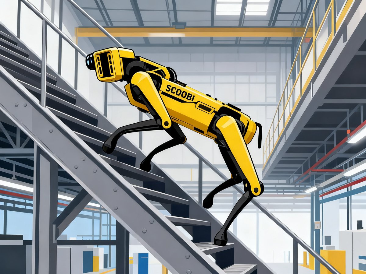 ScoobiMemes's tweet photo. they said robots can't do stairs. they said it in 2015 https://t.co/jwnmJRYQTv