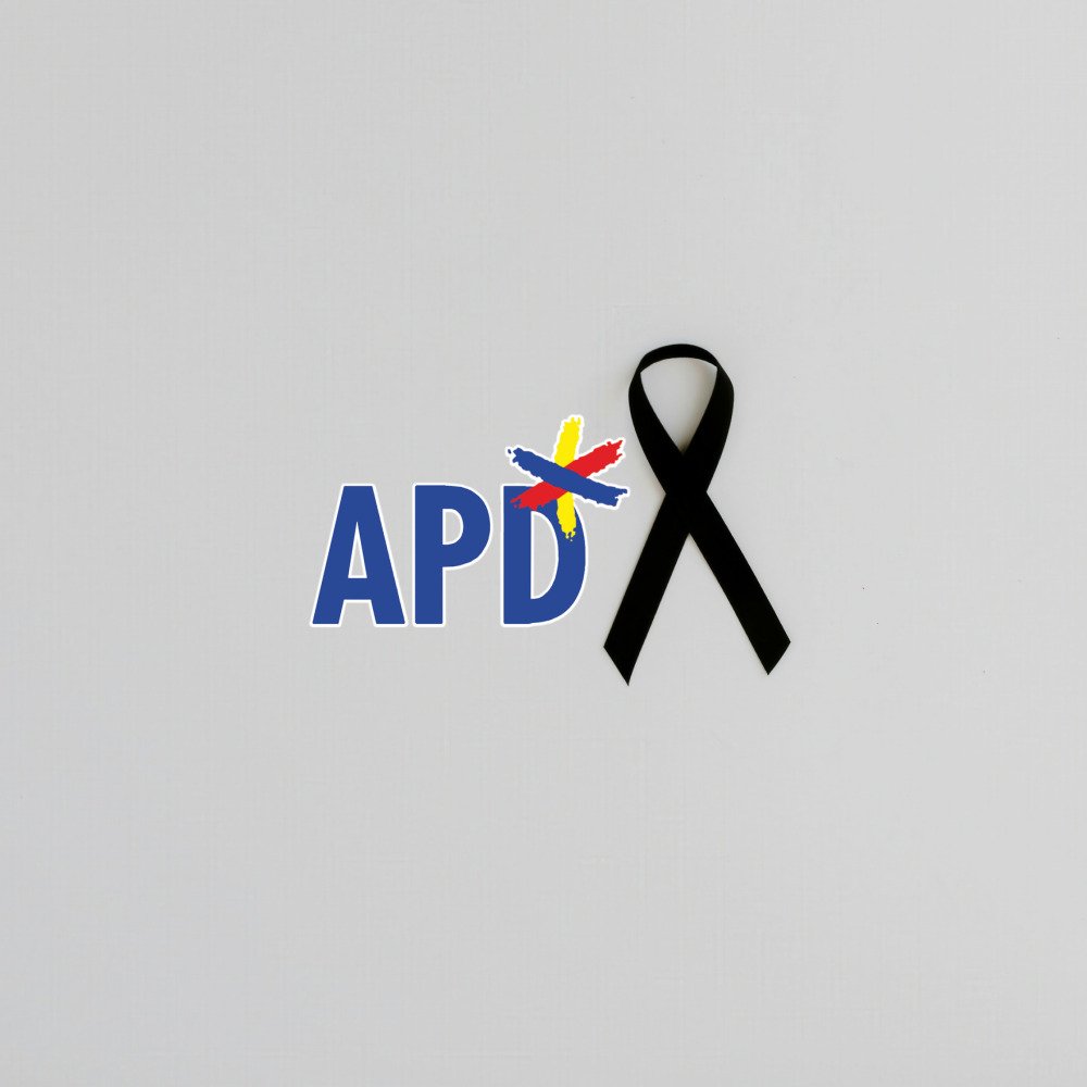 APD_web's tweet photo. 🕊️ La APD expresa su profundo pesar por el fallecimiento de Ivanhoe Lorenzo Santana Facundo, hermano del compañero Oscar Santana, miembro de la Dirección Nacional.

Extendemos nuestras condolencias a sus familiares y allegados. https://t.co/l1Ti7efjsQ