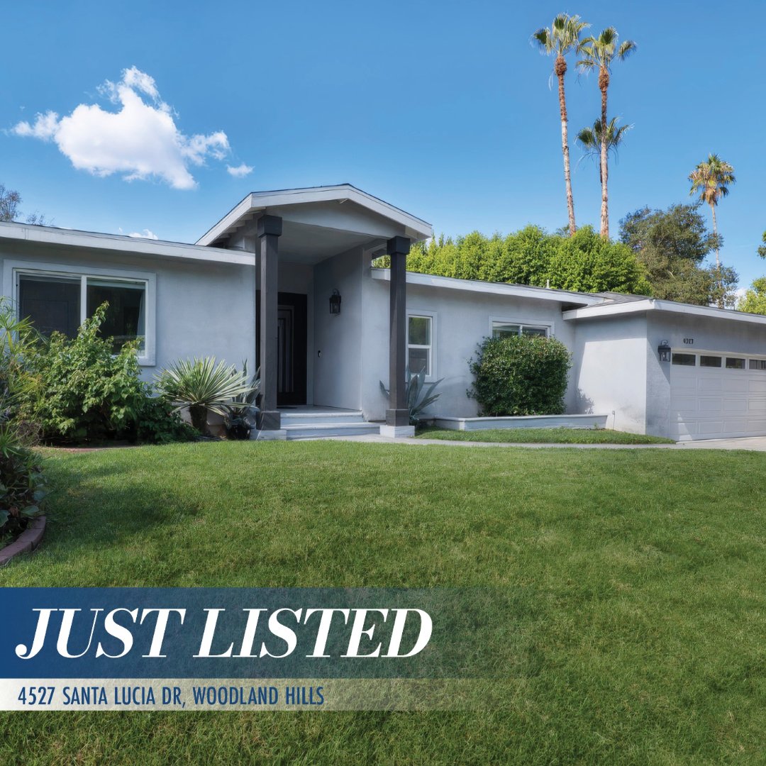 SVitacco's tweet photo. #JustListed | 4527 Santa Lucia Dr, #Woodland Hills| 4ποΈ | 3.5π|2,382 SF | Offered at $1,499,000
#TeamVitacco #RealEstate #Realtor #LosAngeles #LosAngelesRealEstate #LosAngelesRealtor #RealEstateAgent #EquityUnion #EquityUnionRealEstate https://t.co/1YUkcX3Ilu
