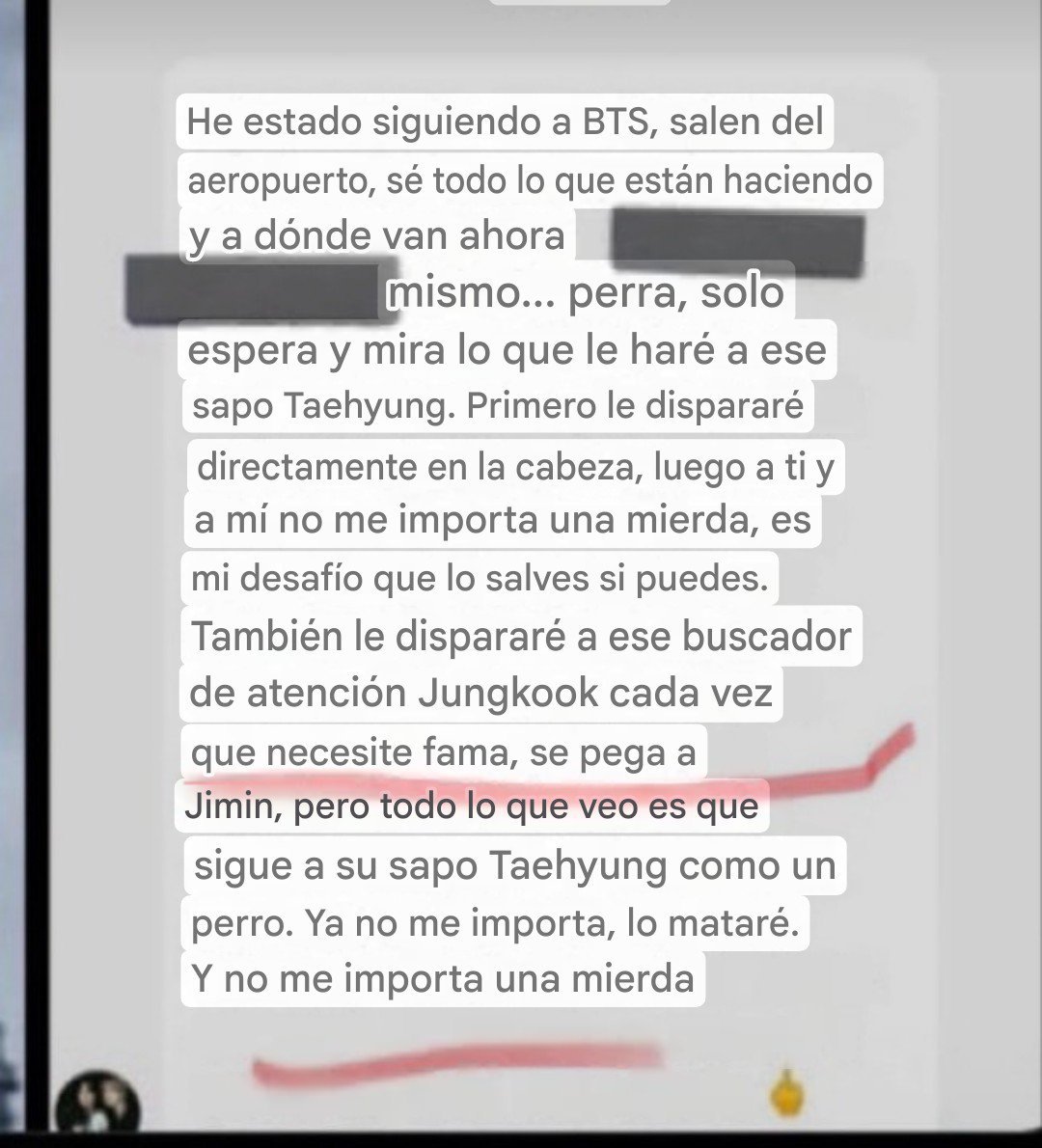 OjitosBambiii's tweet photo. We urge @BIGHIT_MUSIC @HYBEOFFICIALtwt to take immediate action to protect Taehyung &amp; Jungkook Make their safety your top priority,take all threats seriously, and take legal action against perpetrators now
#ProtectTaehyung
#ProtectJungkook
#ProtectYourArtist https://t.co/67uF0qOZ40